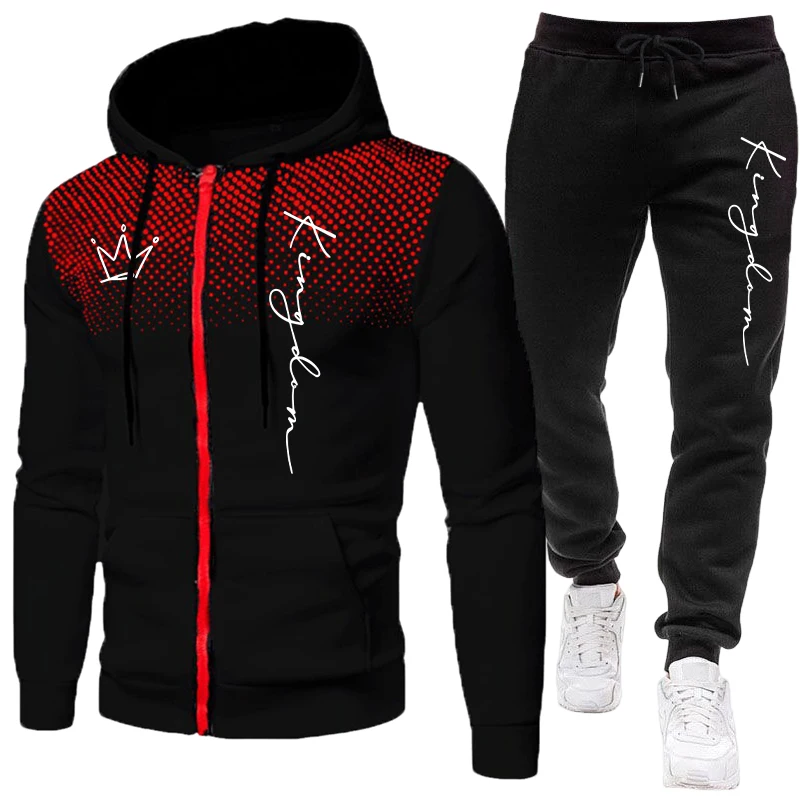 Winter Clothing Material - Мужской спортивный костюм King: повседневная толстовка