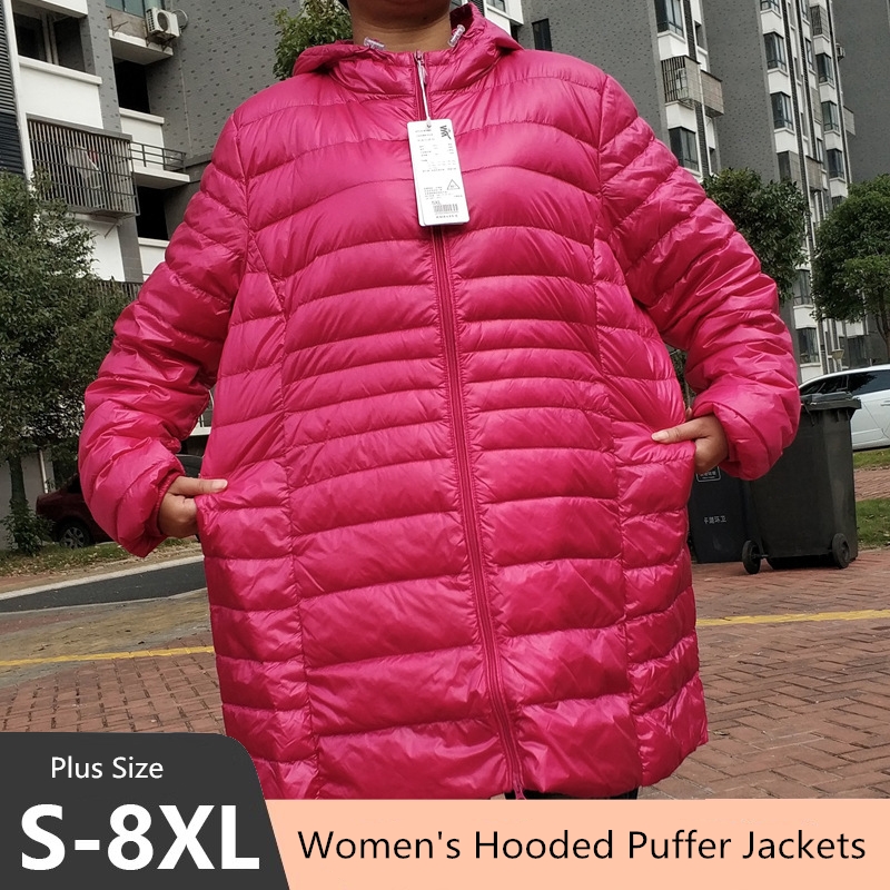 Winter Clothing Pk - Женские куртки-пуховики с капюшоном размера плюс