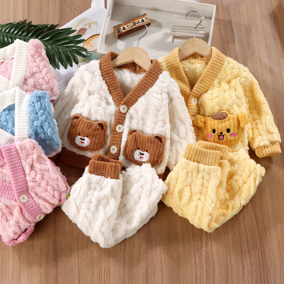 Winter Clothing Baby Boy - Новинка, Детские утепленные пижамы на осень