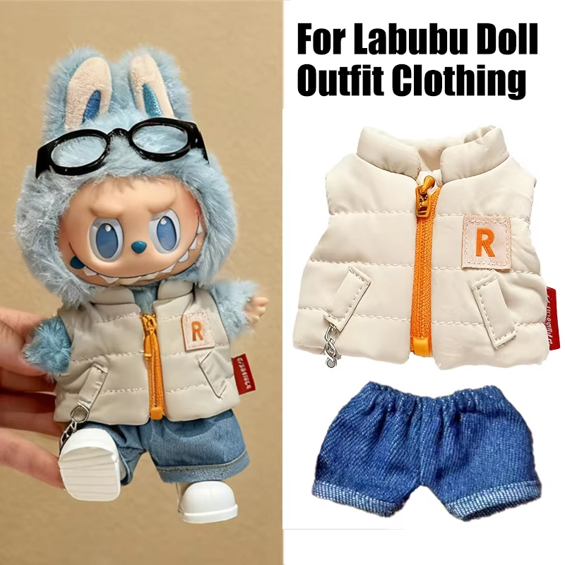 Winter Clothing Color - Для куклы Labubu 15 17 см,