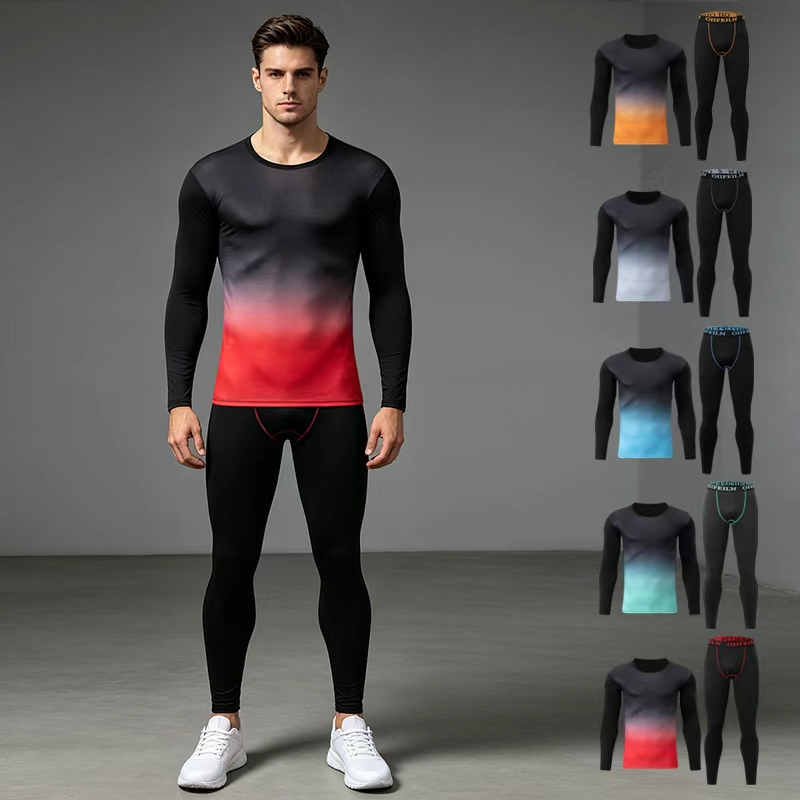 Winter Clothing Fashion - Мужской теплый комплект: зимний, однотонный, с