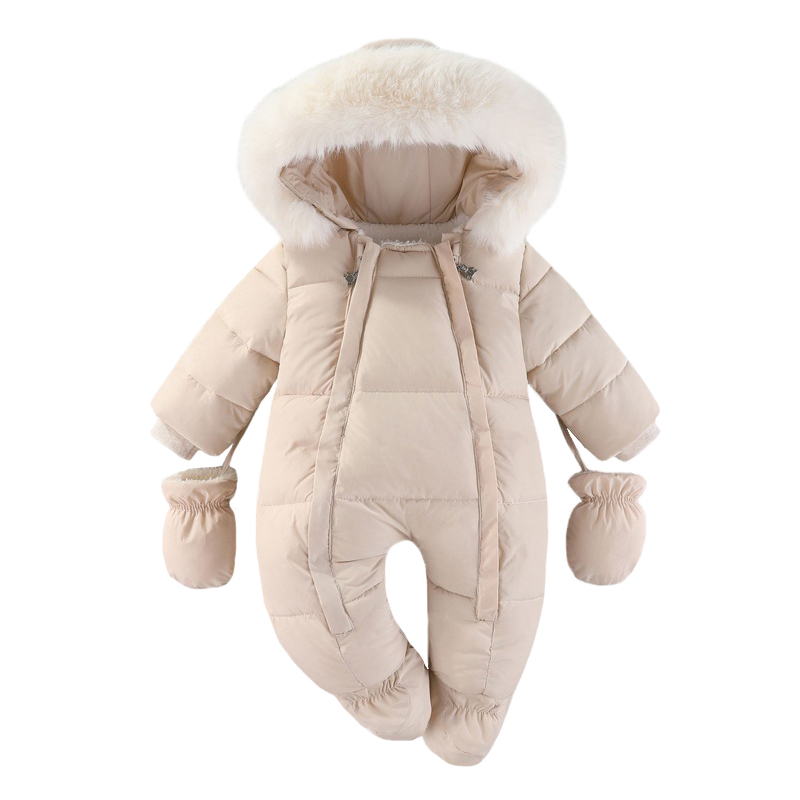 Winter Clothing Baby Boy - Зимний комбинезон для новорожденных с перчатками,