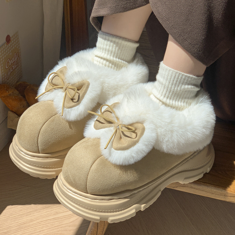 Теплые пушистые тапочки из иск – обзор и цена Winter Clothing Korea