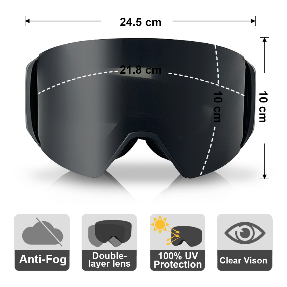 Профессиональные лыжные очки д – обзор и цена Snow Goggle Uv