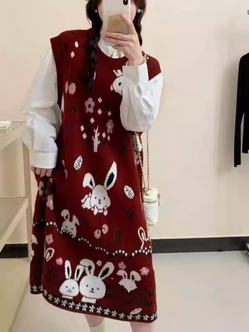 Платье-свитер с рисунком ленив – обзор и цена Winter Clothing Trends 2025 Women'S