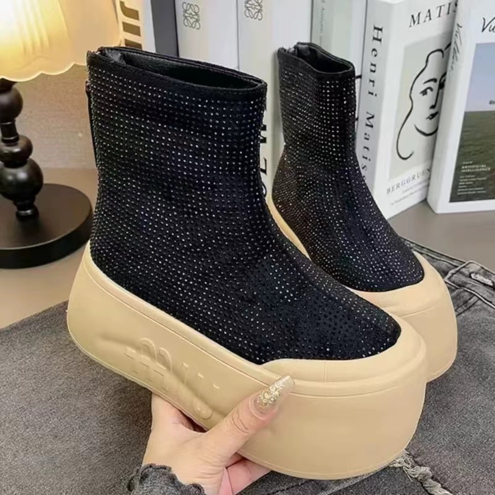 Роскошные женские ботинки со с – обзор и цена Winter Clothing Korea