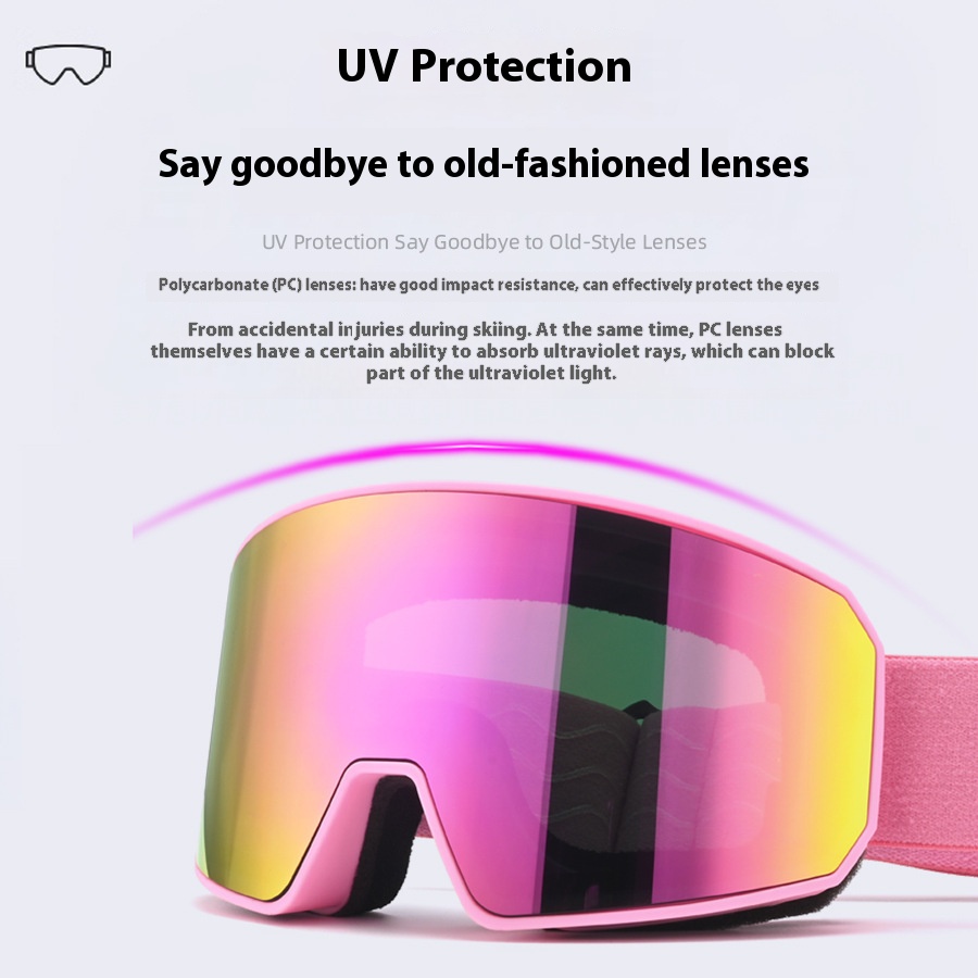 Лыжные очки, двухслойные проти – обзор и цена Snow Goggle Uv