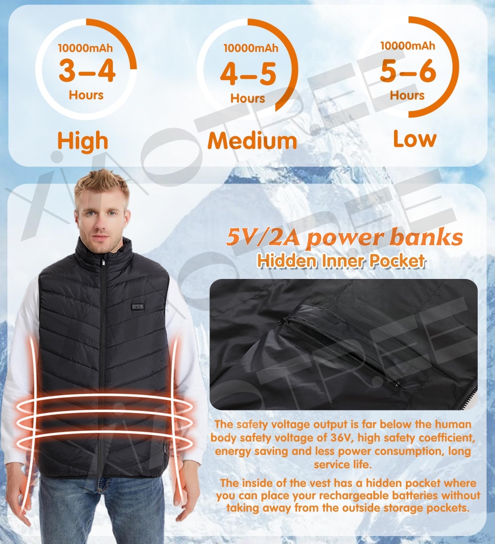 Жилет с подогревом 28/9 зон, м – обзор и цена Winter Clothing Pk