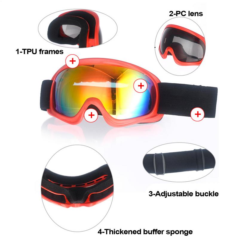 Детские лыжные очки с защитой  – обзор и цена Snow Goggle Uv
