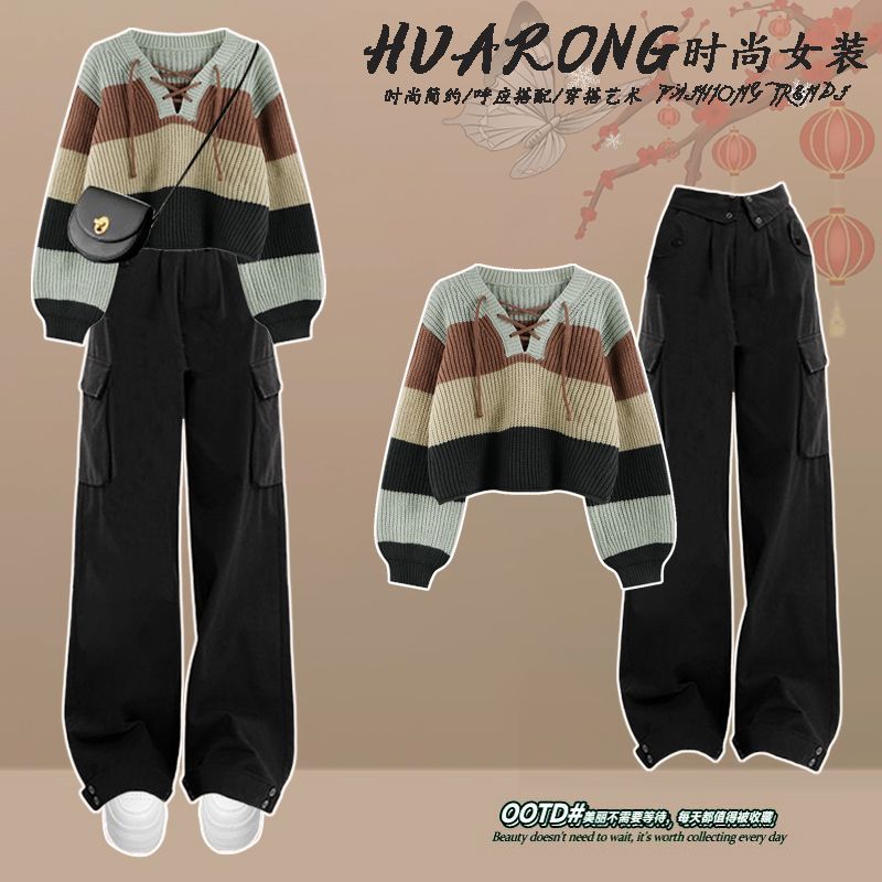 Осенне-зимний женский комплект – обзор и цена Winter Clothing Korea